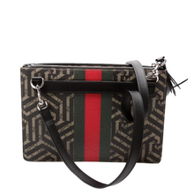 Load image into Gallery viewer, Gucci GG Supreme Monogram Caleido Web Leather Messenger Bag Multicolor
