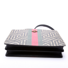 Load image into Gallery viewer, Gucci GG Supreme Monogram Caleido Web Leather Messenger Bag Multicolor
