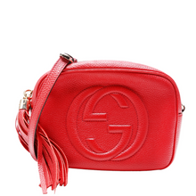 Load image into Gallery viewer, Gucci Soho Disco Leather Crossbody Bag Red
