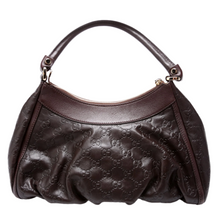 Load image into Gallery viewer, Gucci Guccissima Abbey D Ring Leather Shoulder Bag Brown
