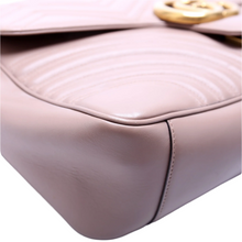Load image into Gallery viewer, Gucci Marmont Large Leather Shoulder Bag Beige
