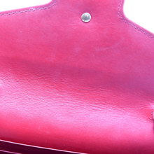 Load image into Gallery viewer, Gucci GG Marmont Calfskin Matelasse Chain Wallet Red
