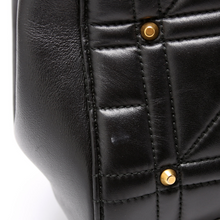 Load image into Gallery viewer, Gucci Marmont leather Studded Top Handle Bag Black
