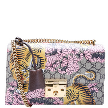 Load image into Gallery viewer, Gucci Padlock GG Supreme Bengal Medium Shoulder Bag Multicolor
