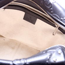 Load image into Gallery viewer, Gucci GG Embossed Calfskin Square Messenger Bag Black
