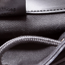 Load image into Gallery viewer, Gucci GG Supreme Monogram Calfskin Web Double Buckle Backpack Bag Black
