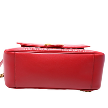 Load image into Gallery viewer, Gucci Marmont Small Leather Top Handle Bag Red
