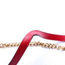 Load image into Gallery viewer, Gucci Marmont Small Leather Top Handle Bag Red
