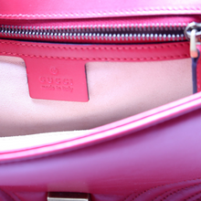 Load image into Gallery viewer, Gucci Marmont Small Leather Top Handle Bag Red

