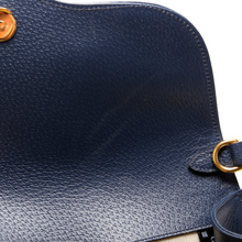 Load image into Gallery viewer, Gucci Horsebit 1955 Raffia Shoulder Bag Bicolor
