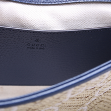 Load image into Gallery viewer, Gucci Horsebit 1955 Raffia Shoulder Bag Bicolor
