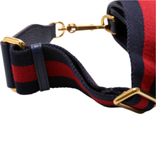 Load image into Gallery viewer, Gucci Horsebit 1955 Raffia Shoulder Bag Bicolor
