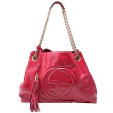 Load image into Gallery viewer, Gucci Soho Leather Medium Shoulder Bag Pink
