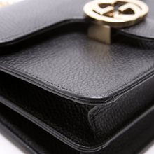 Load image into Gallery viewer, Gucci Interlocking Small Leather Crossbody Bag Black
