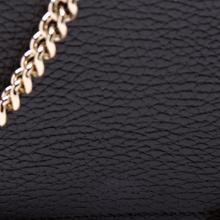 Load image into Gallery viewer, Gucci Interlocking GG Leather Chain Wallet Black
