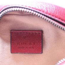 Load image into Gallery viewer, Gucci GG Marmont Mini Round Leather Crossbody Bag Red

