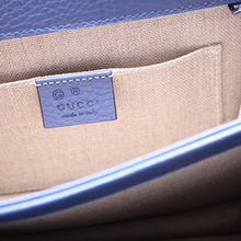 Load image into Gallery viewer, Gucci Interlocking GG Small Leather Crossbody Bag Blue

