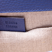 Load image into Gallery viewer, Gucci Interlocking GG Small Leather Crossbody Bag Blue
