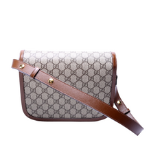 Load image into Gallery viewer, Gucci Horsebit 1955 GG Supreme Monogram Shoulder Bag Brown
