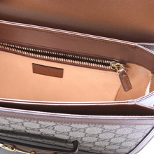 Load image into Gallery viewer, Gucci Horsebit 1955 GG Supreme Monogram Shoulder Bag Brown
