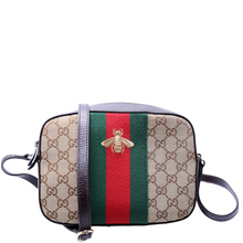 Load image into Gallery viewer, Gucci GG Canvas Bee Camera Bag Multicolor
