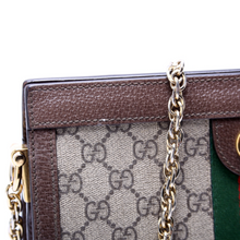 Load image into Gallery viewer, Gucci GG Supreme Ophidia Small Chain Shoulder Bag Brown
