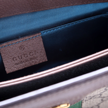 Load image into Gallery viewer, Gucci GG Supreme Ophidia Small Chain Shoulder Bag Brown
