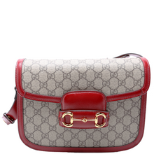 Load image into Gallery viewer, Gucci Horsebit 1955 leather Shoulder Bag Beige
