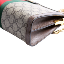 Load image into Gallery viewer, Gucci GG Supreme Ophidia Canvas Small Chain Shoulder Bag Brown
