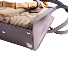 Load image into Gallery viewer, Gucci Jumbo GG Canvas Diana Mini Tote Bag Brown
