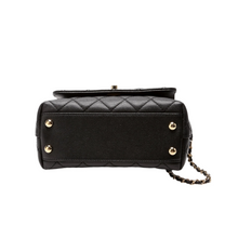 Load image into Gallery viewer, Chanel Coco Mini Caviar Leather Top Handle Bag Black
