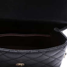 Load image into Gallery viewer, Chanel Coco Mini Caviar Leather Top Handle Bag Black
