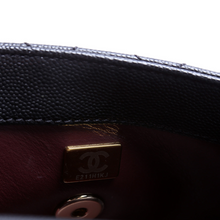 Load image into Gallery viewer, Chanel Coco Mini Caviar Leather Top Handle Bag Black

