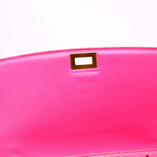 Load image into Gallery viewer, Celine Classic Box Bag Python Leather Medium Pink
