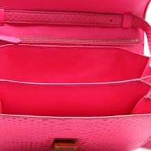 Load image into Gallery viewer, Celine Classic Box Bag Python Leather Medium Pink
