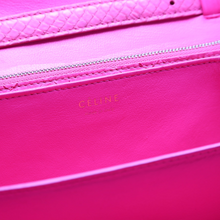 Load image into Gallery viewer, Celine Classic Box Bag Python Leather Medium Pink
