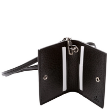 Load image into Gallery viewer, Gucci GG Marmont Monochrome Leather Card Case Black
