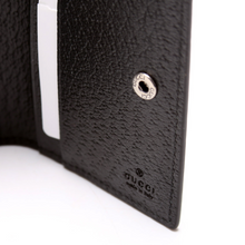 Load image into Gallery viewer, Gucci GG Marmont Monochrome Leather Card Case Black
