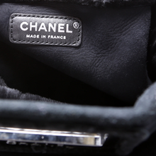 Load image into Gallery viewer, Chanel Mademoiselle Shearling Quilted Tote 9M Black
