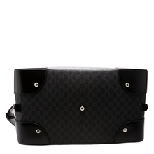 Load image into Gallery viewer, Gucci GG Supreme Canvas Interlocking G Large Duffle Bag Black
