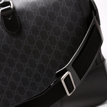 Load image into Gallery viewer, Gucci GG Supreme Interlocking G Large Duffle Bag Black
