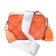 Load image into Gallery viewer, Gucci GG Matelasse Leather Small Shoulder Bag Orange

