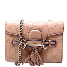 Load image into Gallery viewer, Gucci Emily Micro Guccissima Leather Mini Shoulder Bag Nude
