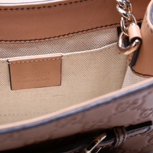 Load image into Gallery viewer, Gucci Emily Micro Guccissima Leather Mini Shoulder Bag Nude
