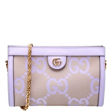 Load image into Gallery viewer, Gucci Ophidia Jumbo GG Canvas Small Shoulder Bag Purple
