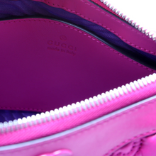 Load image into Gallery viewer, Gucci GG Nylon/Leather Shoulder Bag Pink
