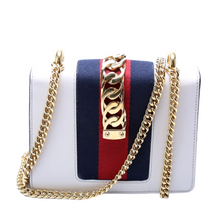 Load image into Gallery viewer, Gucci Sylvie Mini Leather Shoulder Bag Cream
