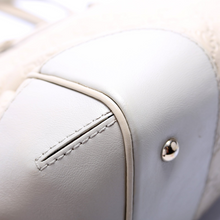 Load image into Gallery viewer, Gucci Guccissima Leather Mayfair Ribbon Satchel Bag White
