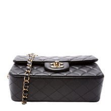 Load image into Gallery viewer, Chanel Classic Flap Mini Rectangle Quilted Leather Shoulder Bag Black
