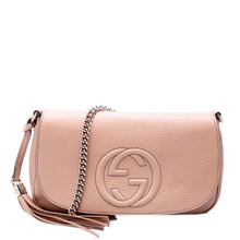 Load image into Gallery viewer, Gucci Soho Chain Leather Crossbody Bag Medium Tan
